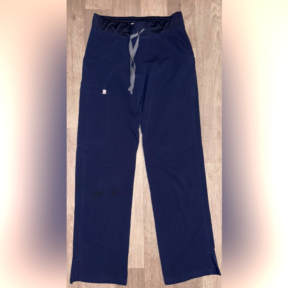 Figs Technical Collection navy petite scrub joggers pants XXS P
